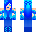 blue flames girl