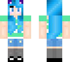 blue hair girl