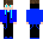 blue man
