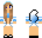 blue wolf girl