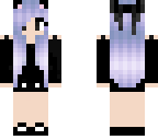cute purple cat girl