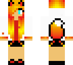 fire wolf girl