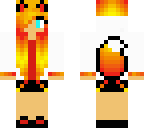 fire wolf girl