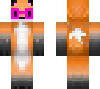 fox with pink glasses