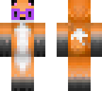 fox with purple glasses