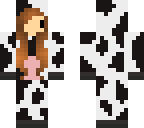 girl in cow onsie