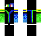 green and blue boy
