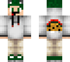 green cute boy