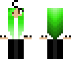 green hair chef
