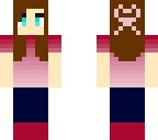 ombre shirt girl