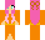 orange dress
