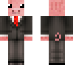 piggy in a tuxedo
