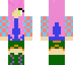 pink haired cute girl