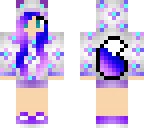purple flower wolf girl