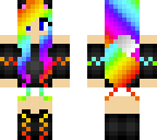 rainbow fox girl