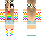 rainbow girl