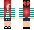 red hair heartbreak beanie