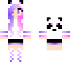 space pastel panda