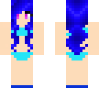 blue bikini girl