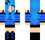 blue girl