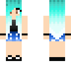 blue girl