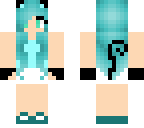 blue kitty girl