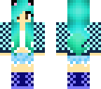 blue kitty girl