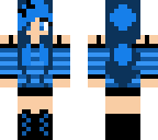 cute blue girl