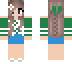 cute green girl