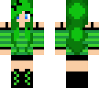 cute green girl