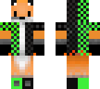fox in cross lime jacket