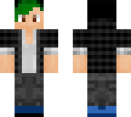 green haired boy
