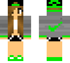 green nike girl