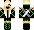 green ninja girl
