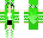 green tumblr girl
