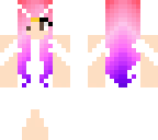 lady pink hair