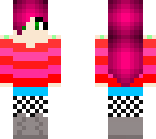 pink haired girl