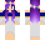 purple blue dress