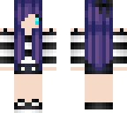 purple haired girl