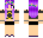 purple haired girl