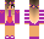 purple tulip girl