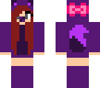 purple wolf girl