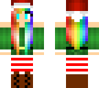 rainbow christmas elf