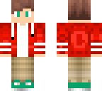 red causal jacket guy