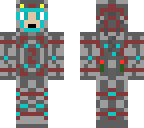 red space suit
