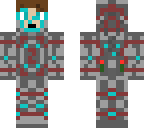 updated red space suit