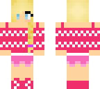 blonde braid pink