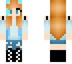 blue cat girl