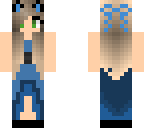 blue dress