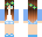 blue outfit